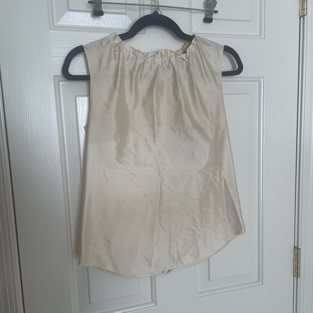 Dolce & Gabbana cream 100% silk blouse 38 - Picture 2 of 12